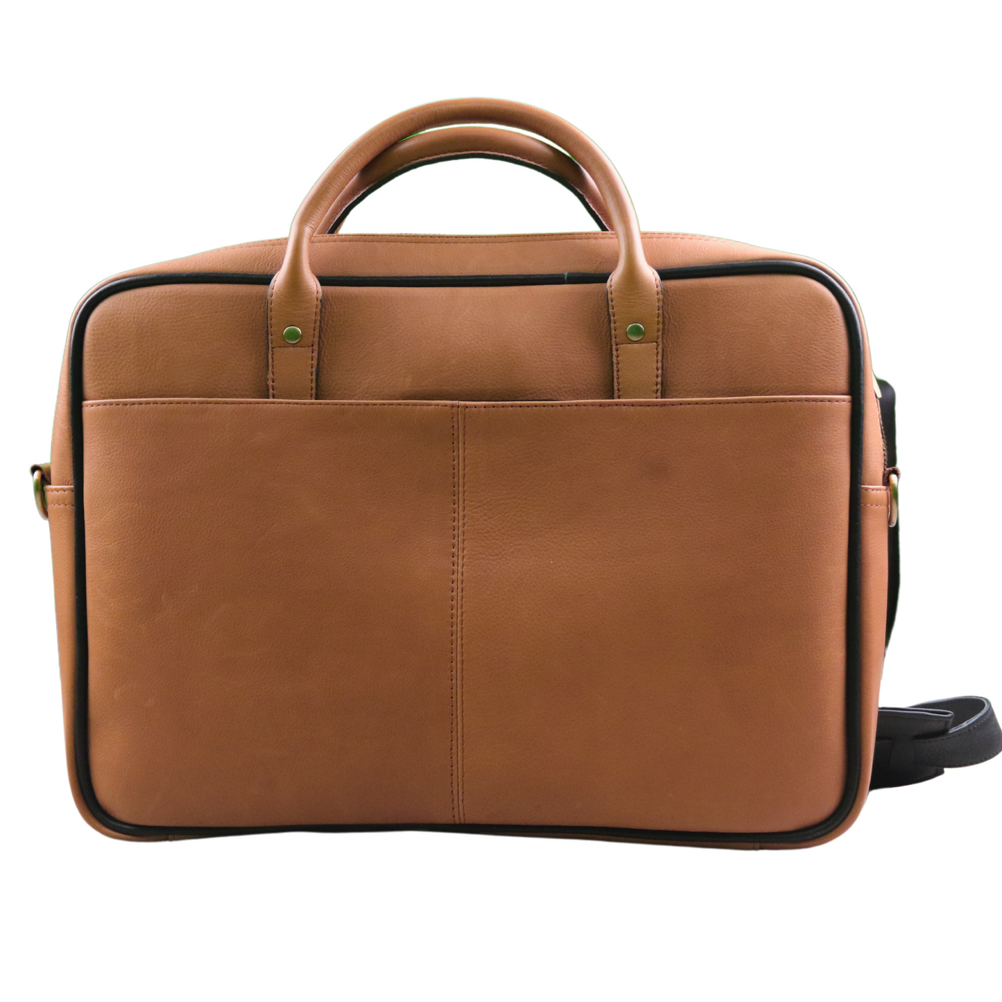 LTH Tan leather laptop bag